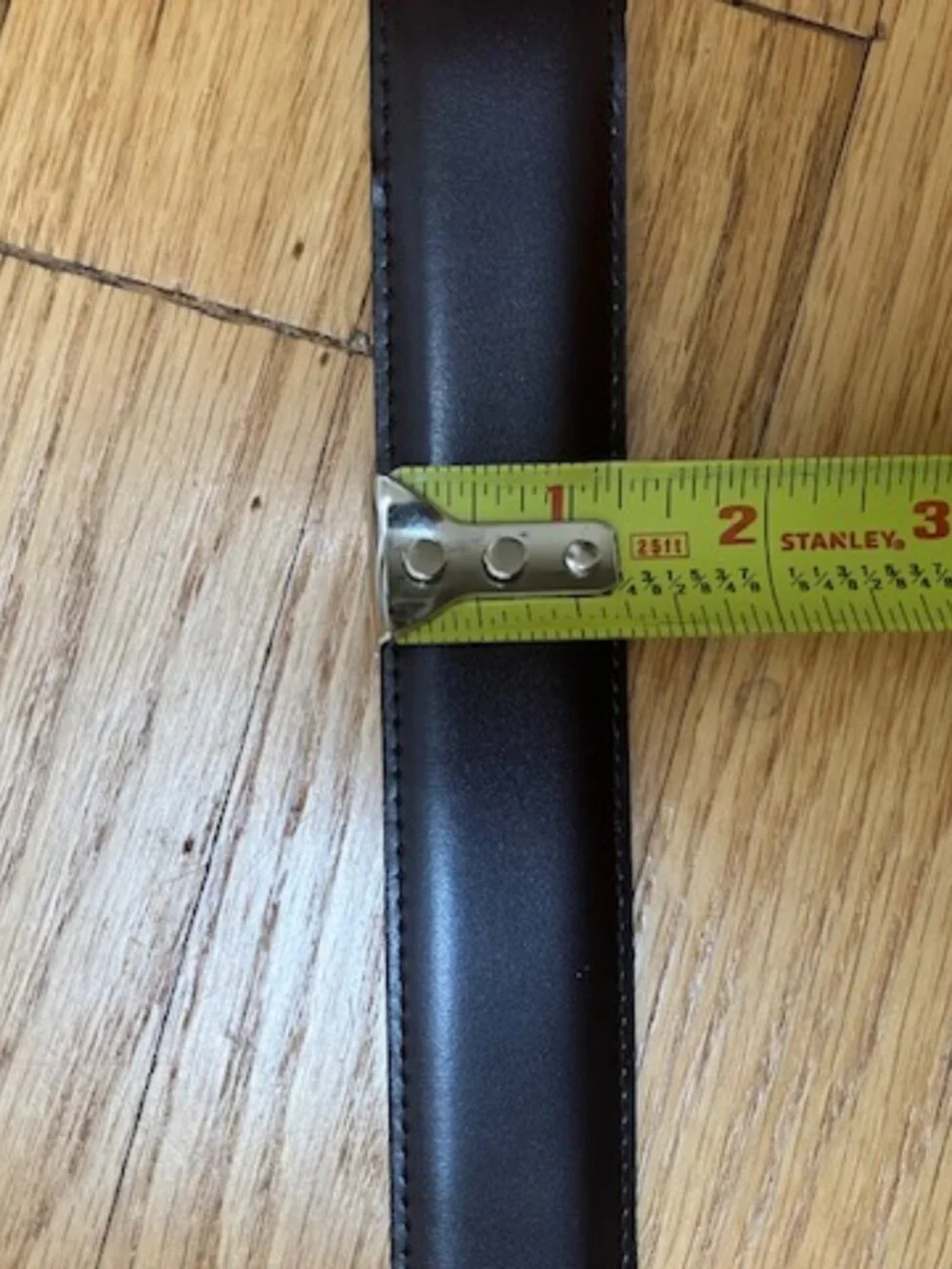 NWOT Bosca Dark Brown leather belt size 38